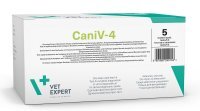 VetExpert Rapid CaniV-4 Test für die Schnelldiagnose 5 Einheiten