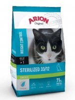 ARION Original Cat Sterilisiert 33/12 Huhn Katzenfutter 2 kg