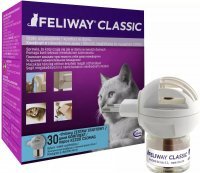 Feliway Classic beruhigende und besänftigende Pheromone für Katzen Starter Kit (Diffusor + Nachfüllpack)