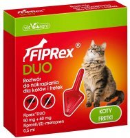 Fiprex Duo Tropflösung für Katzen und Frettchen 1 Pipette 0,5 ml