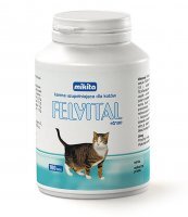Felvital + Lebertran Nahrungsergänzungsmittel für Katzen 100 Tabletten