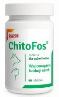 Dolfos ChitoFos Nierenfunktion Unterstützung für Hunde und Katzen 60 Tabletten