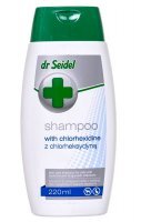 Dr. Seidel Shampoo mit Chlorhexidin zur Hautpflege für Hunde und Katzen 220 ml
