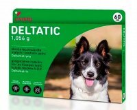 Deltatic 1.056 g Zeckenhalsband für kleine und mittlere Hunde 60 cm