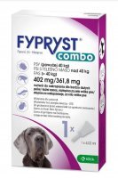 Fypryst Combo 402 mg Tropflösung für Hunde über 40 kg 1 Pipette