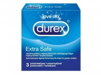 DUREX EXTRA SAFE Kondome 3 Stück.