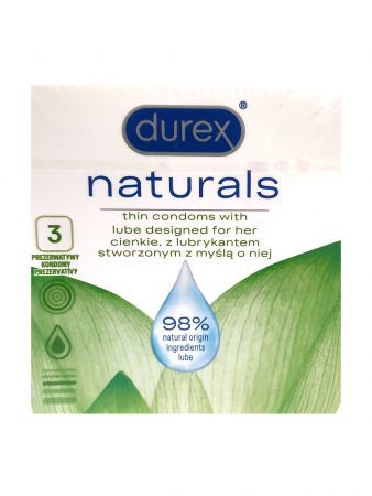 DUREX NATURALS Kondome 3 Stück