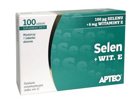 APTEO Selen + Vitamin E 100 Tabletten